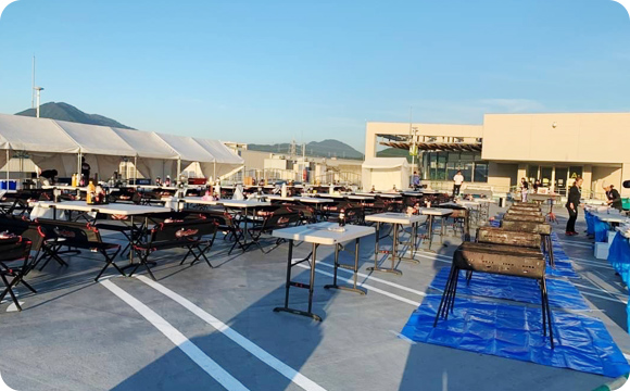 イオン筑紫野様(屋上)/300名